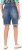 Ulla Popken Palm Print Denim Bermuda Shorts Blue Denim - Džinsi & Bikses Lielos Izmēros – Plus Size - 