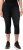 Ulla Popken Sienna Stretch Denim Capris Black - Džinsi & Bikses Lielos Izmēros – Plus Size - 