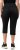 Ulla Popken Sienna Stretch Denim Capris Black - Džinsi & Bikses Lielos Izmēros – Plus Size - 
