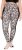 Ulla Popken Leopard Print Quick Drying Leggings Black - Džinsi & Bikses Lielos Izmēros – Plus Size - 