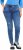 Ulla Popken Lightly Distressed Slim Leg Jeans Blue - Džinsi & Bikses Lielos Izmēros – Plus Size - 