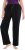 Ulla Popken Fleece Loungewear Pants Black - Džinsi & Bikses Lielos Izmēros – Plus Size - 