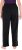 Ulla Popken Fleece Loungewear Pants Black - Džinsi & Bikses Lielos Izmēros – Plus Size - 