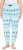 Ulla Popken Alpine Striped Plush Loungewear Pants Blue - Džinsi & Bikses Lielos Izmēros – Plus Size - 