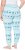Ulla Popken Alpine Striped Plush Loungewear Pants Blue - Džinsi & Bikses Lielos Izmēros – Plus Size - 