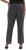 Ulla Popken Sparkling Pinstripe Elastic Waist Pants Black - Džinsi & Bikses Lielos Izmēros – Plus Size - 