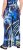 Ulla Popken Blue Stroke Wide Leg Palazzo Pants - Džinsi & Bikses Lielos Izmēros – Plus Size - 