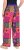 Ulla Popken Tile Print Wide Leg Palazzo Pants Purple - Džinsi & Bikses Lielos Izmēros – Plus Size - 
