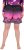 Ulla Popken Active Wide Leg Elastic Waist Palm Tree Pattern Mesh Shorts Black - Džinsi & Bikses Lielos Izmēros – Plus Size - 