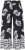 Ulla Popken Fossil Print Elastic Waist Palazzo Pants Black - Džinsi & Bikses Lielos Izmēros – Plus Size - 