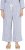 Ulla Popken Coastal Stripe Linen Blend Elastic Waist Culottes Blue - Džinsi & Bikses Lielos Izmēros – Plus Size - 