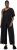Ulla Popken Asymmetric Lace Panel Jumpsuit Black - Džinsi & Bikses Lielos Izmēros – Plus Size - 