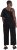 Ulla Popken Asymmetric Lace Panel Jumpsuit Black - Džinsi & Bikses Lielos Izmēros – Plus Size - 