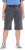 Ulla Popken Indigo Dyed Elastic Waist Jersey Shorts Black - Džinsi & Bikses Lielos Izmēros – Plus Size - 