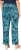 Ulla Popken Tropical Leaf Print Elastic Waist Pants Blue - Džinsi & Bikses Lielos Izmēros – Plus Size - 