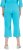 Ulla Popken Textured Elastic Waist Cropped Pants Deep Aqua - Džinsi & Bikses Lielos Izmēros – Plus Size - 