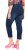 Ulla Popken Cropped Denim Look Stretch Fit Leggings Denim Blue - Džinsi & Bikses Lielos Izmēros – Plus Size - 