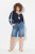 Ulla Popken Denim Wide Leg Elastic Waist Bermuda Shorts Blue Denim - Šorti - Sieviešu šorti lielos izmēros