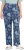 Ulla Popken Patchwork Paisley Elastic Waist Pants Blue - Džinsi & Bikses Lielos Izmēros – Plus Size - 