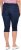 Ulla Popken Denim Elastic Waist Capres Blue - Džinsi & Bikses Lielos Izmēros – Plus Size - 