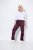 Ulla Popken Thermal Stretch Fit Mony Pants Aubergine - Bikses - Lielo izmēru bikses sievietēm