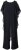 Ulla Popken Layered Chiffon Wrap Jumpsuit Grey - Džinsi & Bikses Lielos Izmēros – Plus Size - 