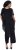 Ulla Popken Layered Chiffon Wrap Jumpsuit Grey - Džinsi & Bikses Lielos Izmēros – Plus Size - 