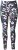 Ulla Popken Quick Drying Botanical Print Sport Leggings Black - Džinsi & Bikses Lielos Izmēros – Plus Size - 