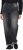 Ulla Popken Rivet Studded Stretch Fit Jeans Black - Džinsi & Bikses Lielos Izmēros – Plus Size - 