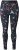 Ulla Popken Quick Drying Celestial Print Sport Leggings Black - Džinsi & Bikses Lielos Izmēros – Plus Size - 