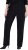 Ulla Popken Rose Wide Leg Stretch Waist Trousers Black - Džinsi & Bikses Lielos Izmēros – Plus Size - 