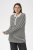 Kaffe Curve Miana Long Sleeve Polo Chalk with Black Stripe - Polo krekli - 