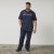 North Latitude 61131 Pikē Polo ar Kontrastpiedurknēm un Izšuvumu Tumši Zila - Polo krekli - Polo krekli - 2XL-8XL