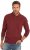 JP1880 Polo Shirt Long Sleeve Piqué Red - Polo krekli - Polo krekli - 2XL-8XL
