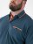 D555 Harvey Pique with Jacquard Collar & Cuffs Polo Teal - Polo krekli - Polo krekli - 2XL-8XL