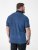 D555 Murray Printed Jacquard Collar & Cuff Short Sleeve Polo Blue - Polo krekli - Polo krekli - 2XL-8XL