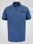 D555 Murray Printed Jacquard Collar & Cuff Short Sleeve Polo Blue - Polo krekli - Polo krekli - 2XL-8XL