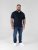 D555 Barret Interlock Jacquard Collar & Cuffs Polo Navy - Polo krekli - Polo krekli - 2XL-8XL
