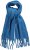 Ulla Popken Trendy Boucle Yarn Fringe Knit Scarf Teal Blue - Aksesuāri - 