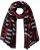 Ulla Popken Be Happy Statement Print Scarf Navy - Aksesuāri - 