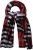 Ulla Popken Be Happy Statement Print Scarf Navy - Aksesuāri - 