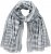 Ulla Popken Striped Statement Scarf Grey - Aksesuāri - 