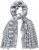 Ulla Popken Striped Statement Scarf Grey - Aksesuāri - 