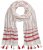 Ulla Popken Dot Print Tassel Accent Scarf Red - Aksesuāri - 