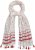 Ulla Popken Dot Print Tassel Accent Scarf Red - Aksesuāri - 