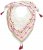 Ulla Popken Tassel Embroidery Scarf Snow White - Aksesuāri - 