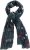 Ulla Popken Love Lightweight Scarf Navy - Aksesuāri - 