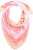 Ulla Popken Square Tie Dye Scarf Light Pink - Aksesuāri - 
