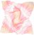 Ulla Popken Square Tie Dye Scarf Light Pink - Aksesuāri - 