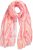 Ulla Popken Tie Dye Striped Scarf Magenta Pink - Aksesuāri - 